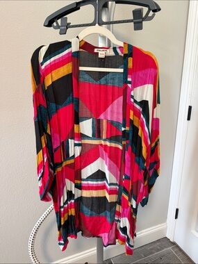 Billabong Colorblock Open Cover up - Multicolor